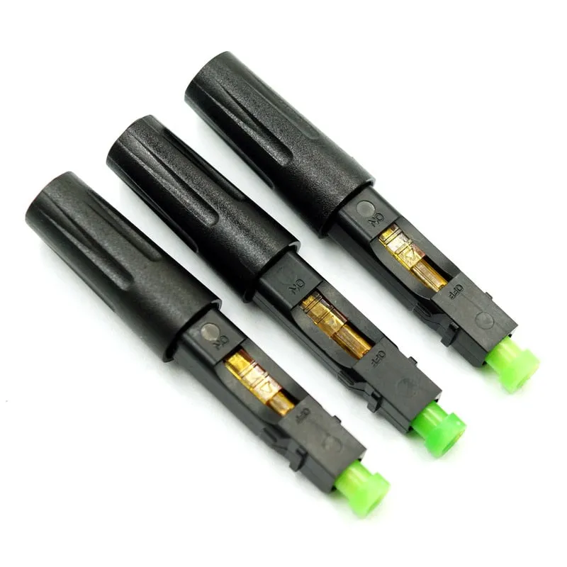 100Pcs Ftth Sc Apc Optical Fiber Quick Connector Sc Apc Fiber Optic Fast Connector Sc Quick Assembly