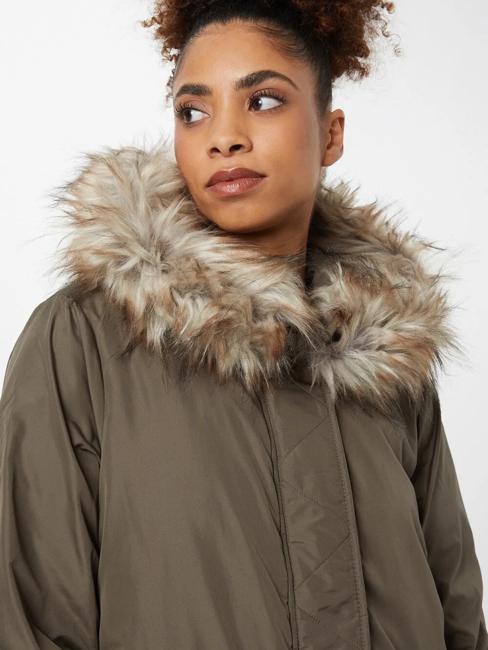 ABOUT YOU Bianca Interseasonal Parka, dark green