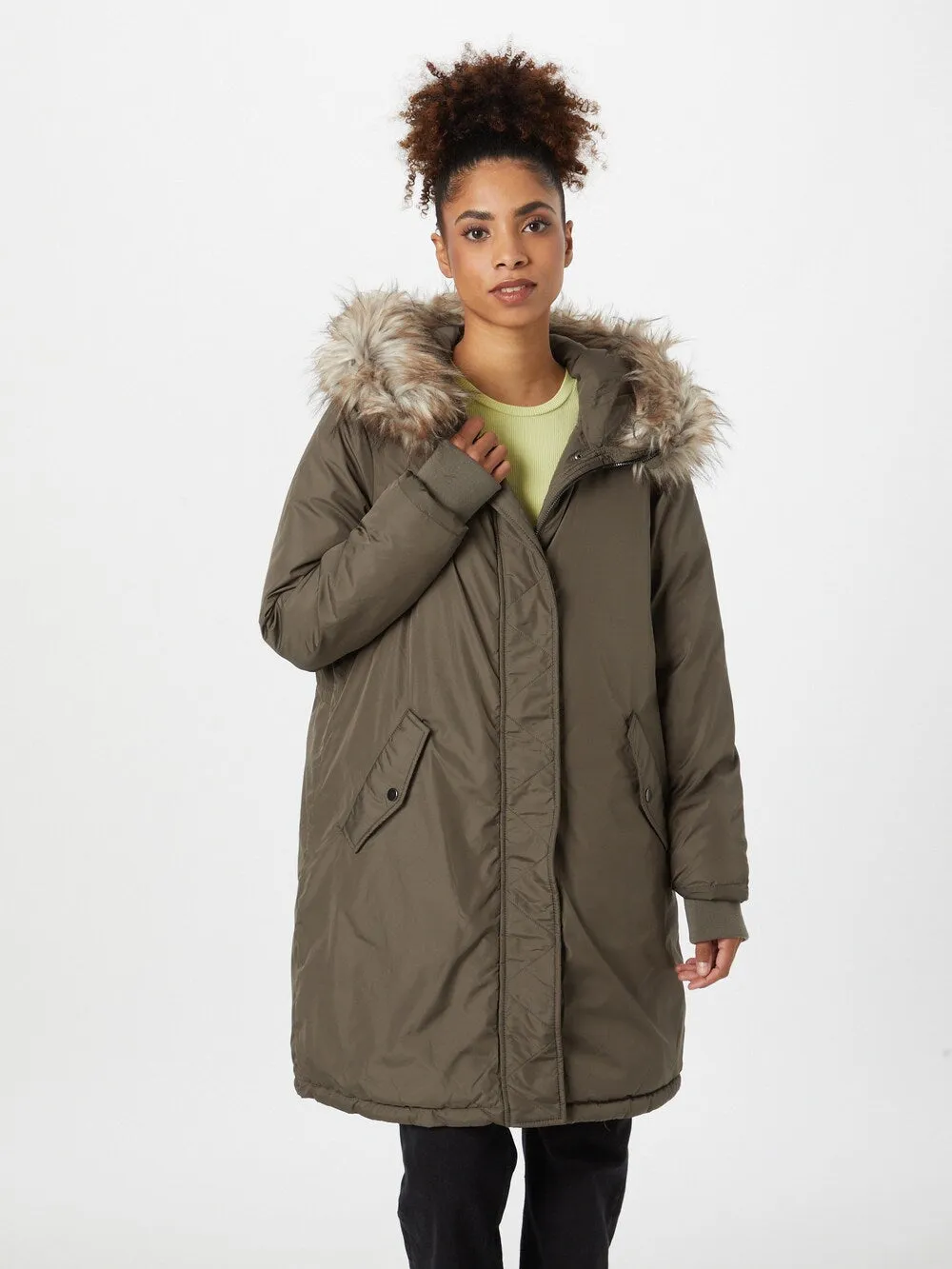 ABOUT YOU Bianca Interseasonal Parka, dark green