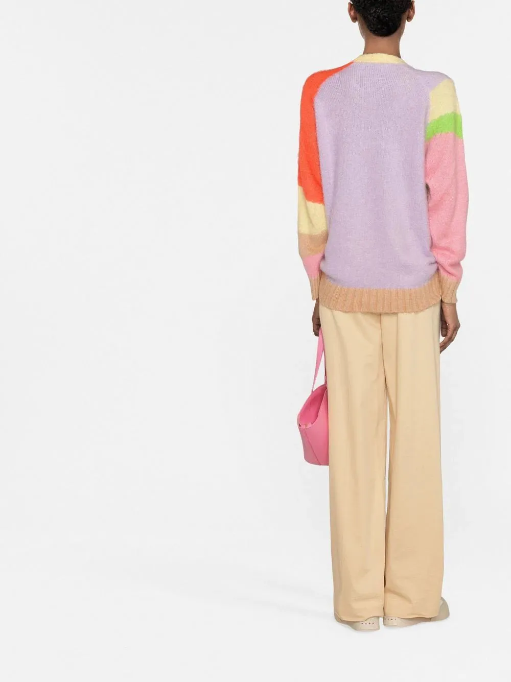 ABSTRACT COLOR-BLOCK JUMPER