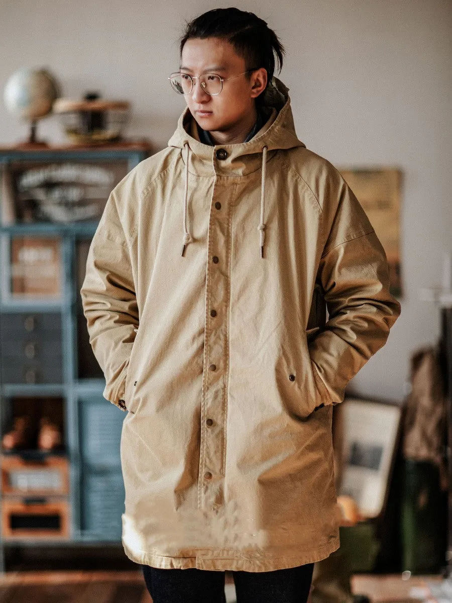 American Retro Fishtail Parka Hooded Jacket