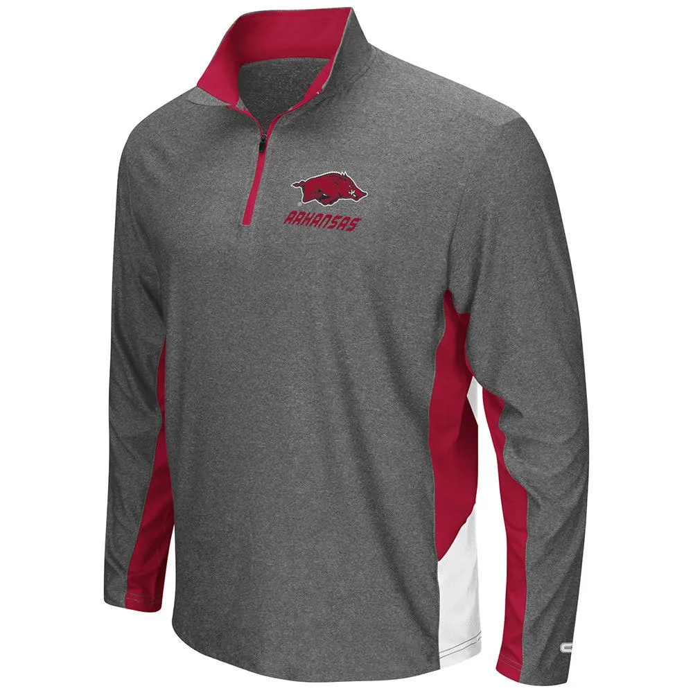 Arkansas Razorbacks Colosseum Lightweight 1/4 Zip Performance Pullover Windshirt