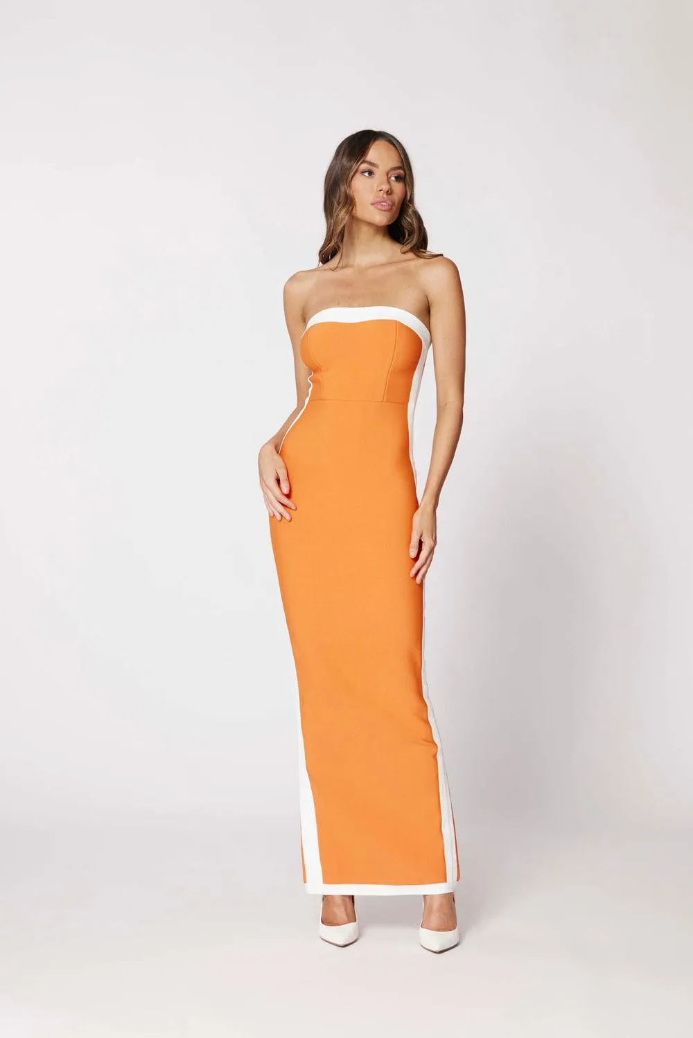 Ashley Dress - Orange