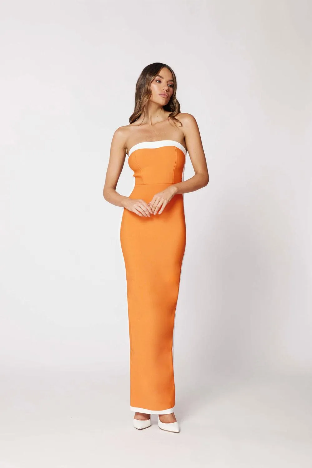 Ashley Dress - Orange