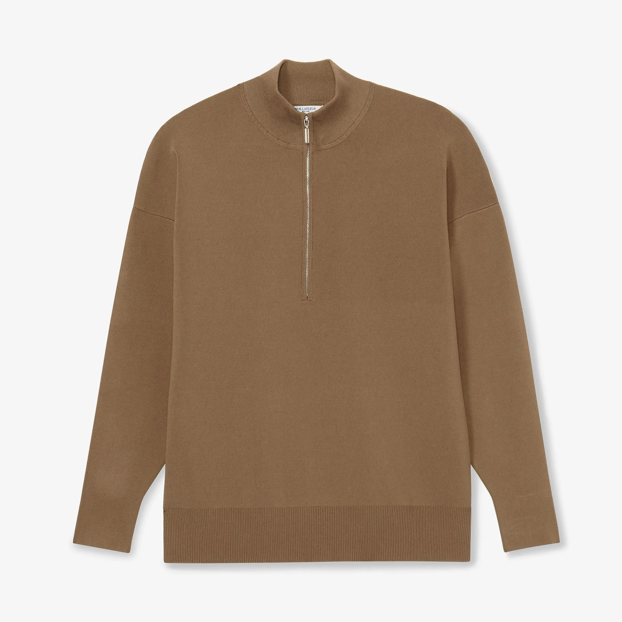 Athens Half Zip - Jardigan Knit :: Light Bronze