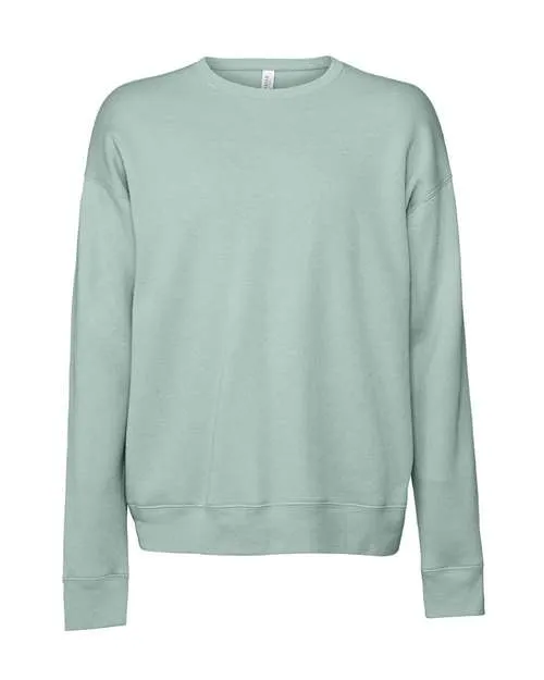 Bella   Canvas Men's Sponge Fleece Drop Shoulder Crewneck Sweatshirt