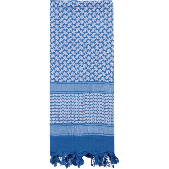 Blue/White- Shemagh Tactical Desert Keffiyeh Scarf