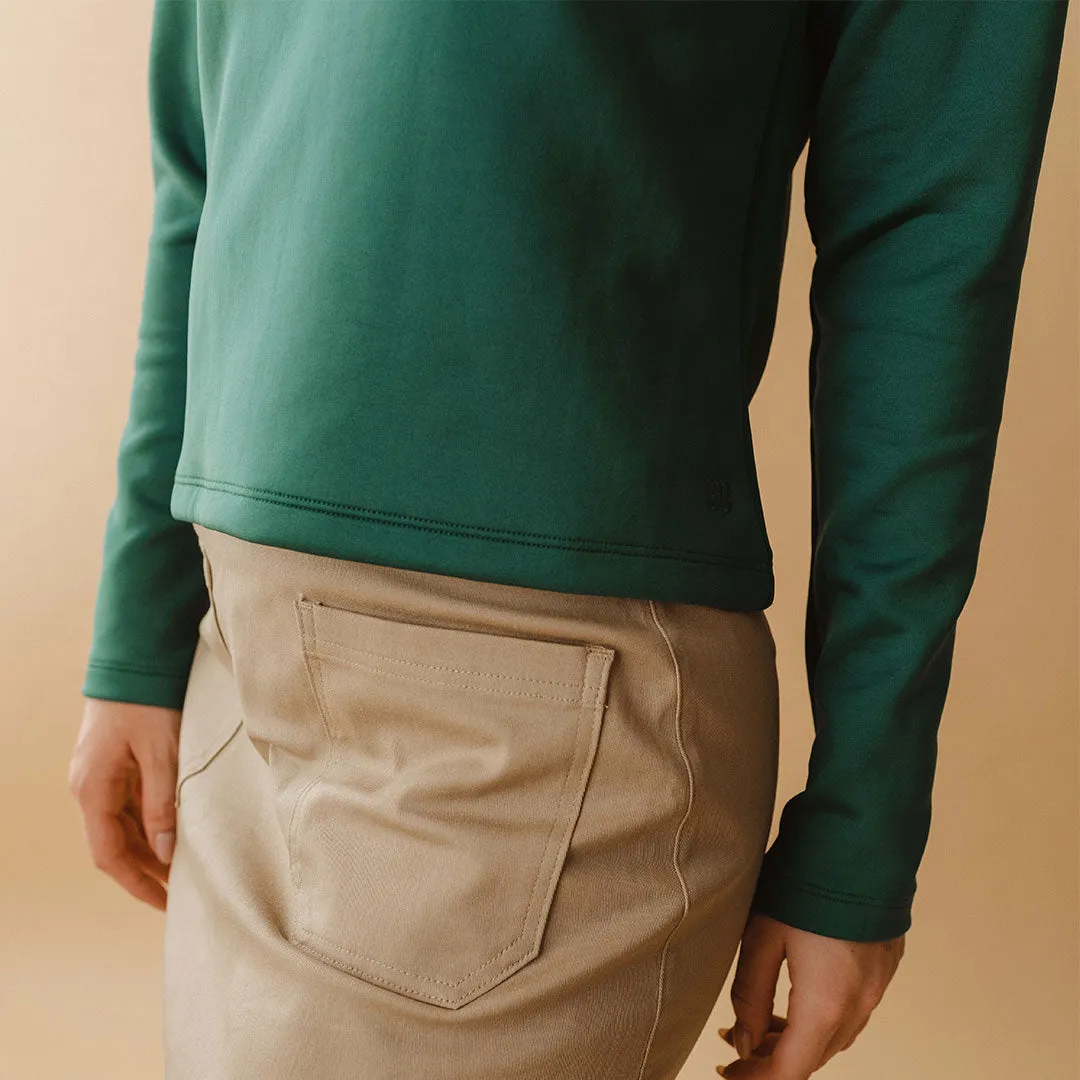 Brighton Pullover, Emerald