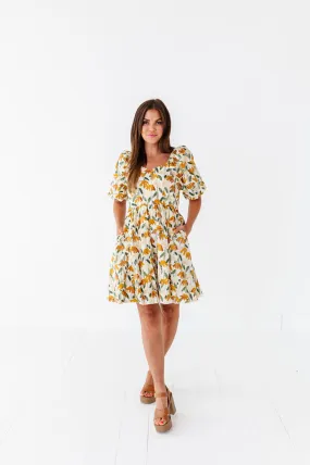 Cassia Floral Dress