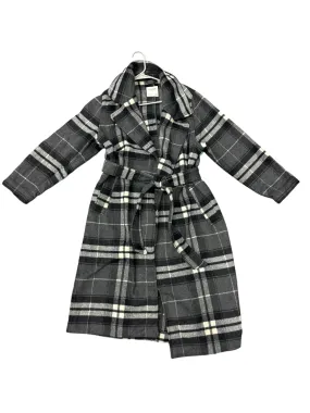 Coat Parka By Abercrombie And Fitch In Plaid Pattern, Size: M