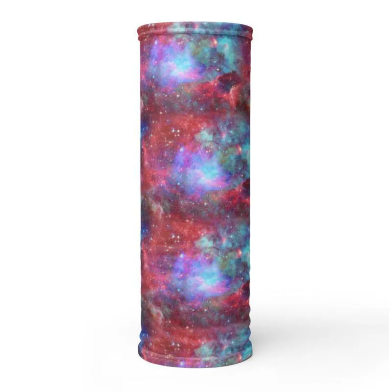 Colored nebula and stars in the universe, Neck Gaiter, Headwear, Headband, Bandana, Balaclava, Beanie, Wristband, Hairband, Hood, Head wrap  - US Fast Shipping