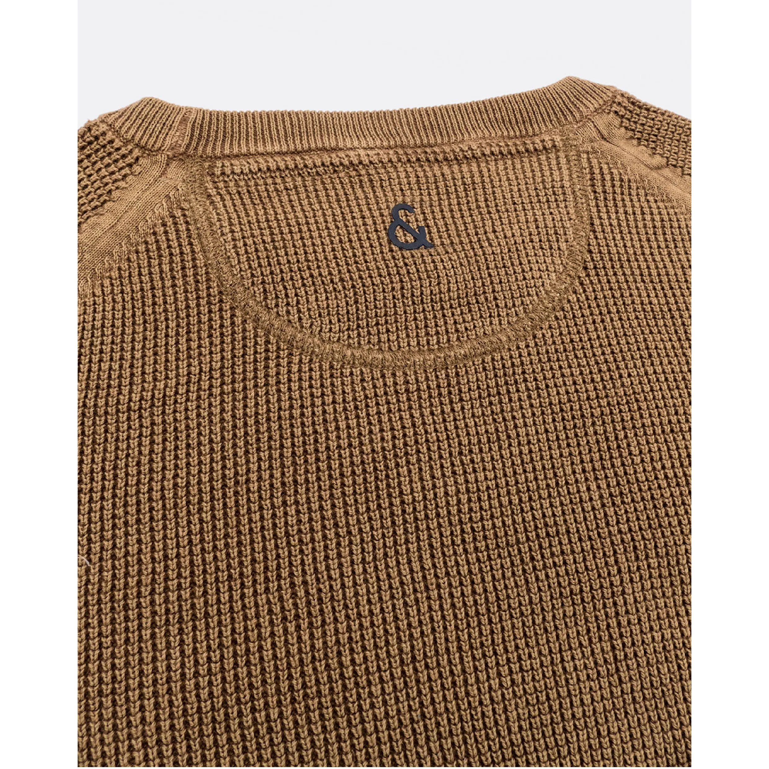 Colours And Sons Pure Cotton Crew Pullover 9023-101 - Bronze