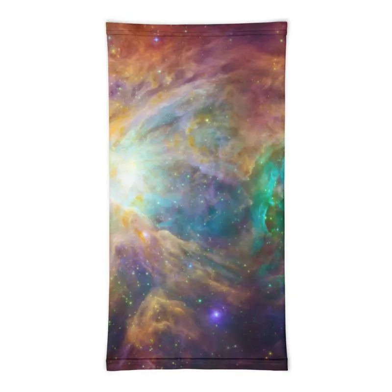 Cosmic Galaxy sky Cloud Orion Nebula Neck Gaiter Face cover scarf, Head wrap Balaclava Mask Wrist & Hairband men women - US Fast Shipping