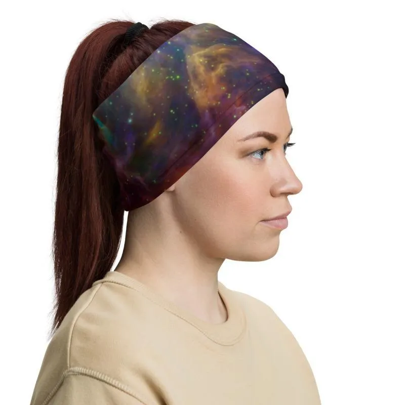 Cosmic Galaxy sky Cloud Orion Nebula Neck Gaiter Face cover scarf, Head wrap Balaclava Mask Wrist & Hairband men women - US Fast Shipping