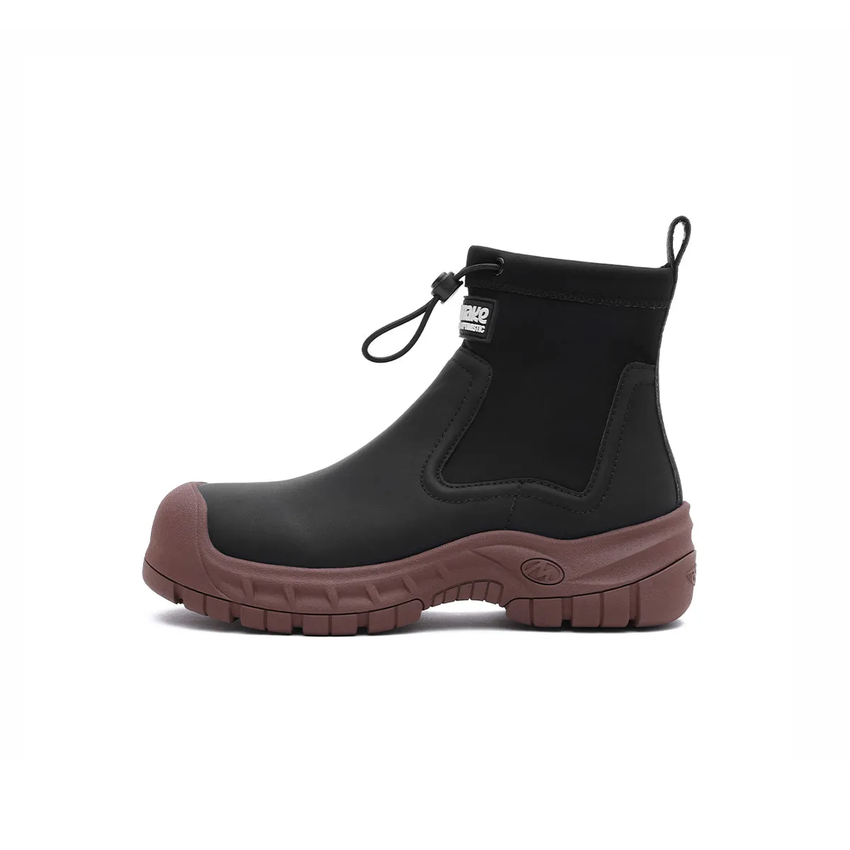 Cute Chunky Platform Chelsea Ankle Boots in British Style