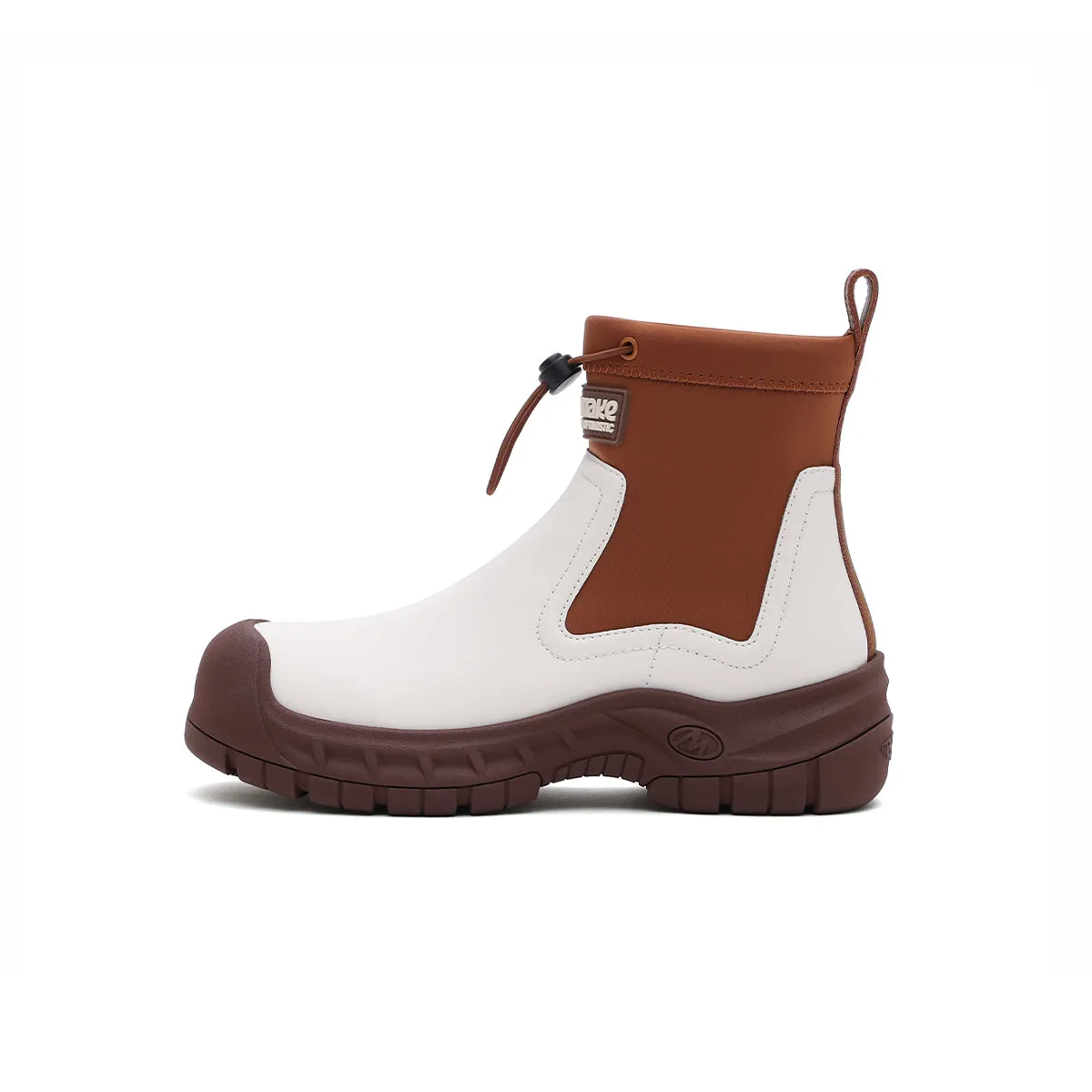 Cute Chunky Platform Chelsea Ankle Boots in British Style