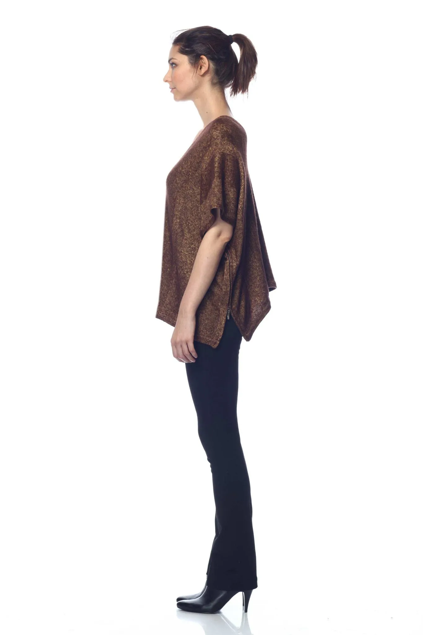 Dominika Luxury 3-Way Convertible Poncho