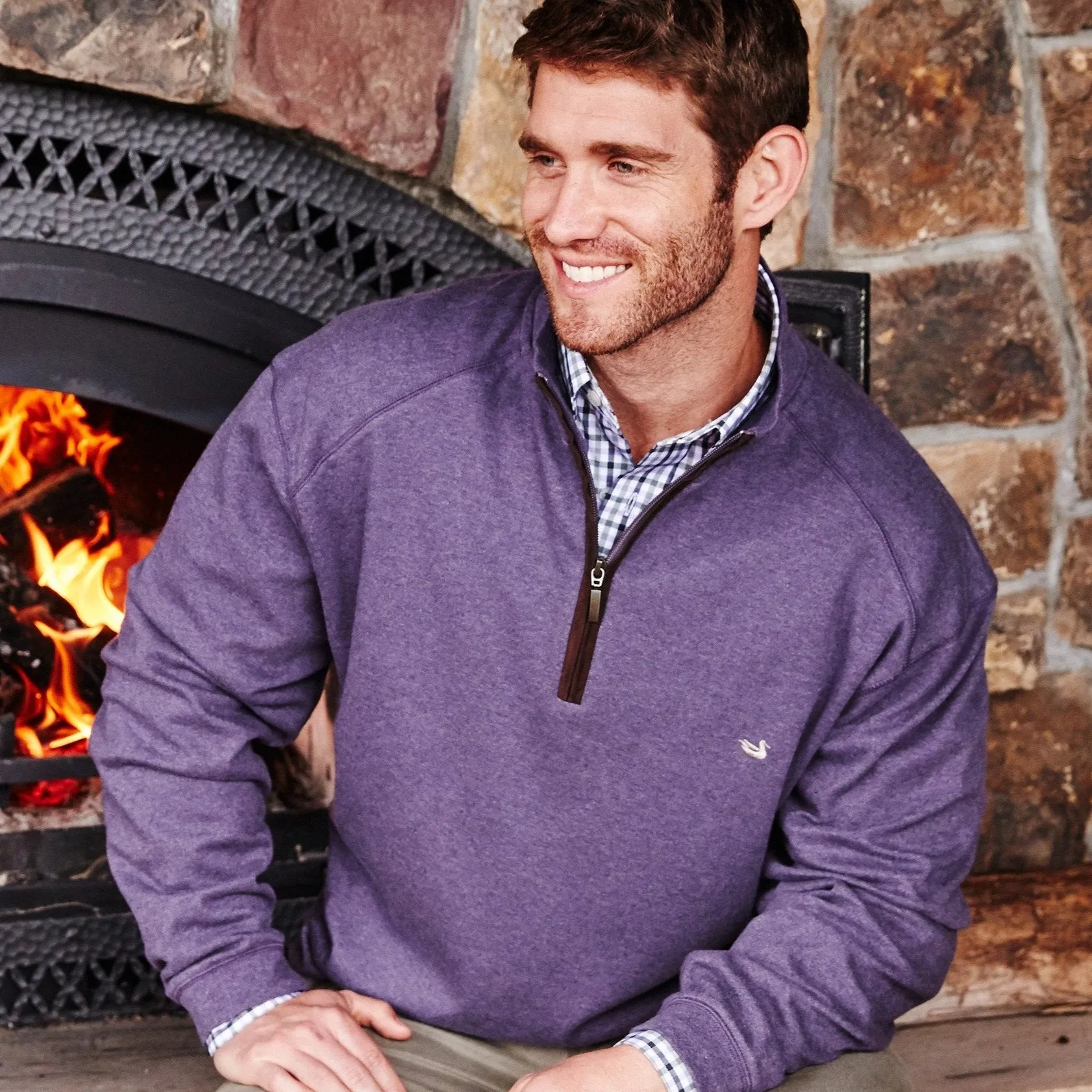 DownpourDRY Cotton 1/4 Zip Pullover