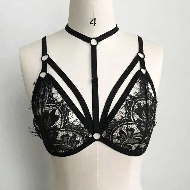 Fashion Lace Black Bra