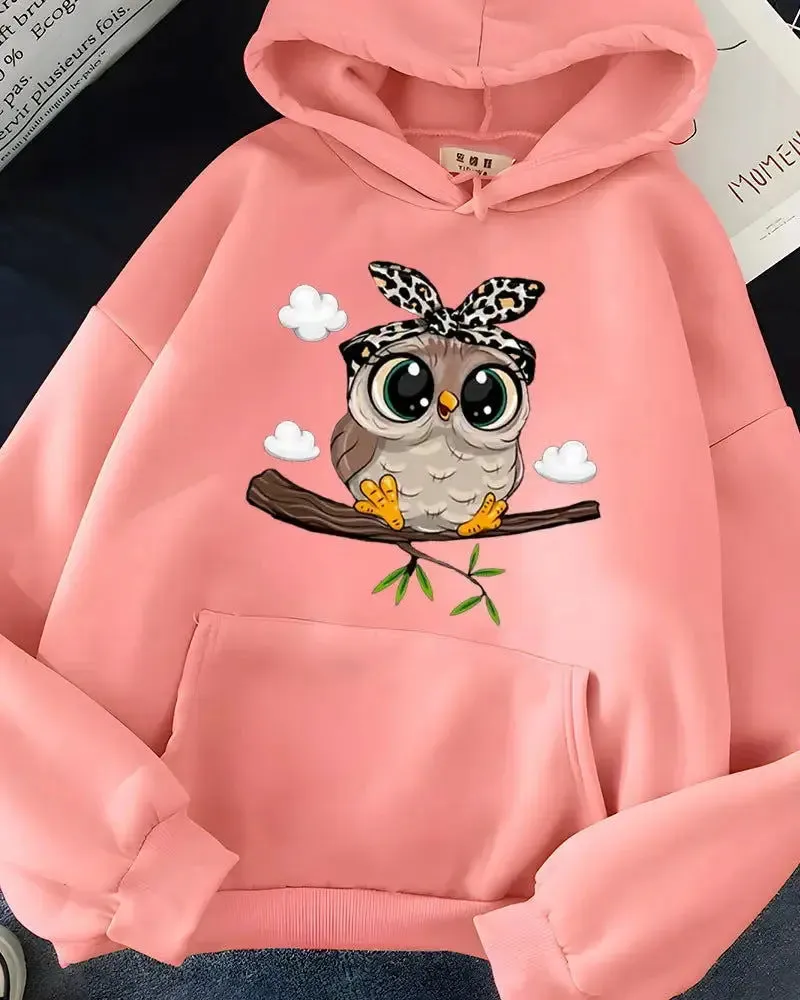 Fashion Women Cute Cartoon Hoodie