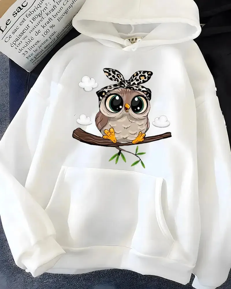 Fashion Women Cute Cartoon Hoodie