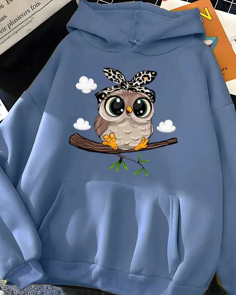 Fashion Women Cute Cartoon Hoodie