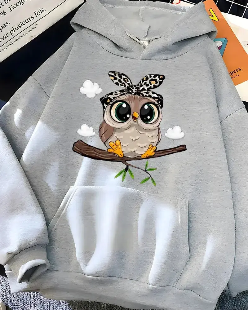 Fashion Women Cute Cartoon Hoodie