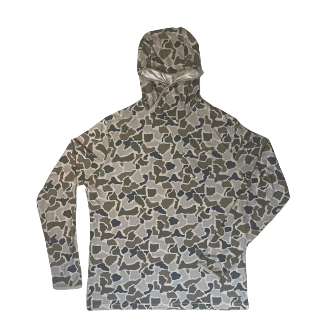 Fishing Camo Lightweight Performance Hoodie