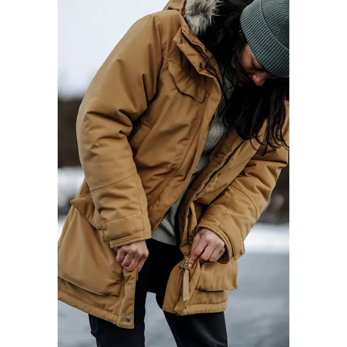 Fjallraven Women's Nuuk Parka in Buckwheat Brown