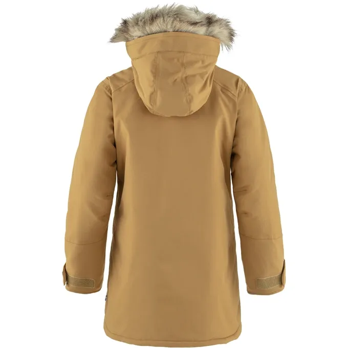 Fjallraven Women's Nuuk Parka in Buckwheat Brown