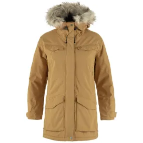 Fjallraven Women's Nuuk Parka in Buckwheat Brown