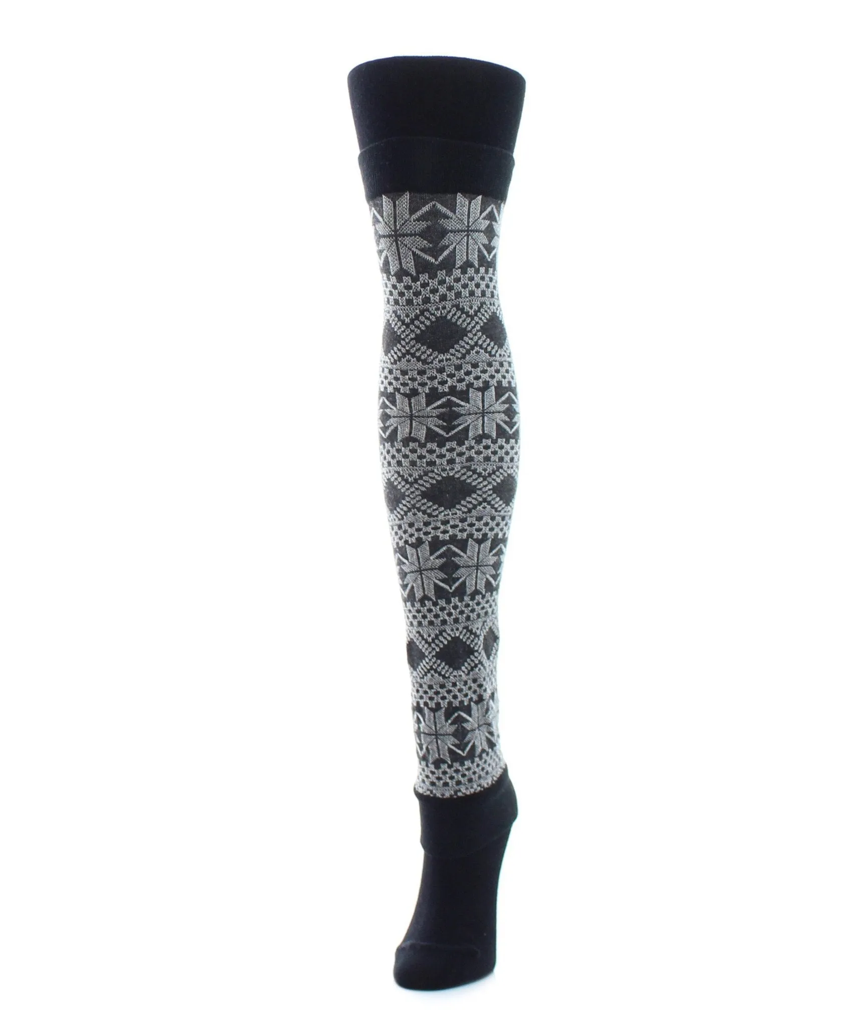 Flake Zone Cotton Blend Sweater Tights/Legwarmer