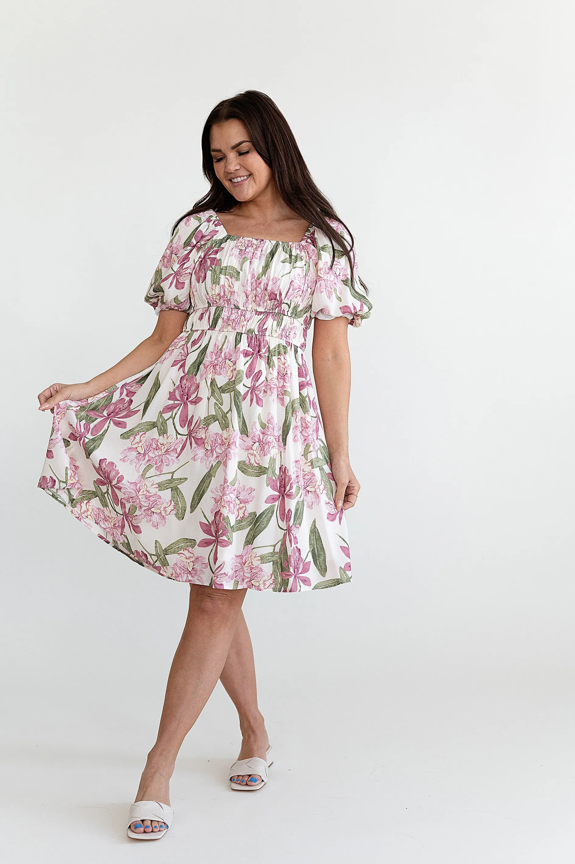 Florence Floral Dress - Size 2X Left