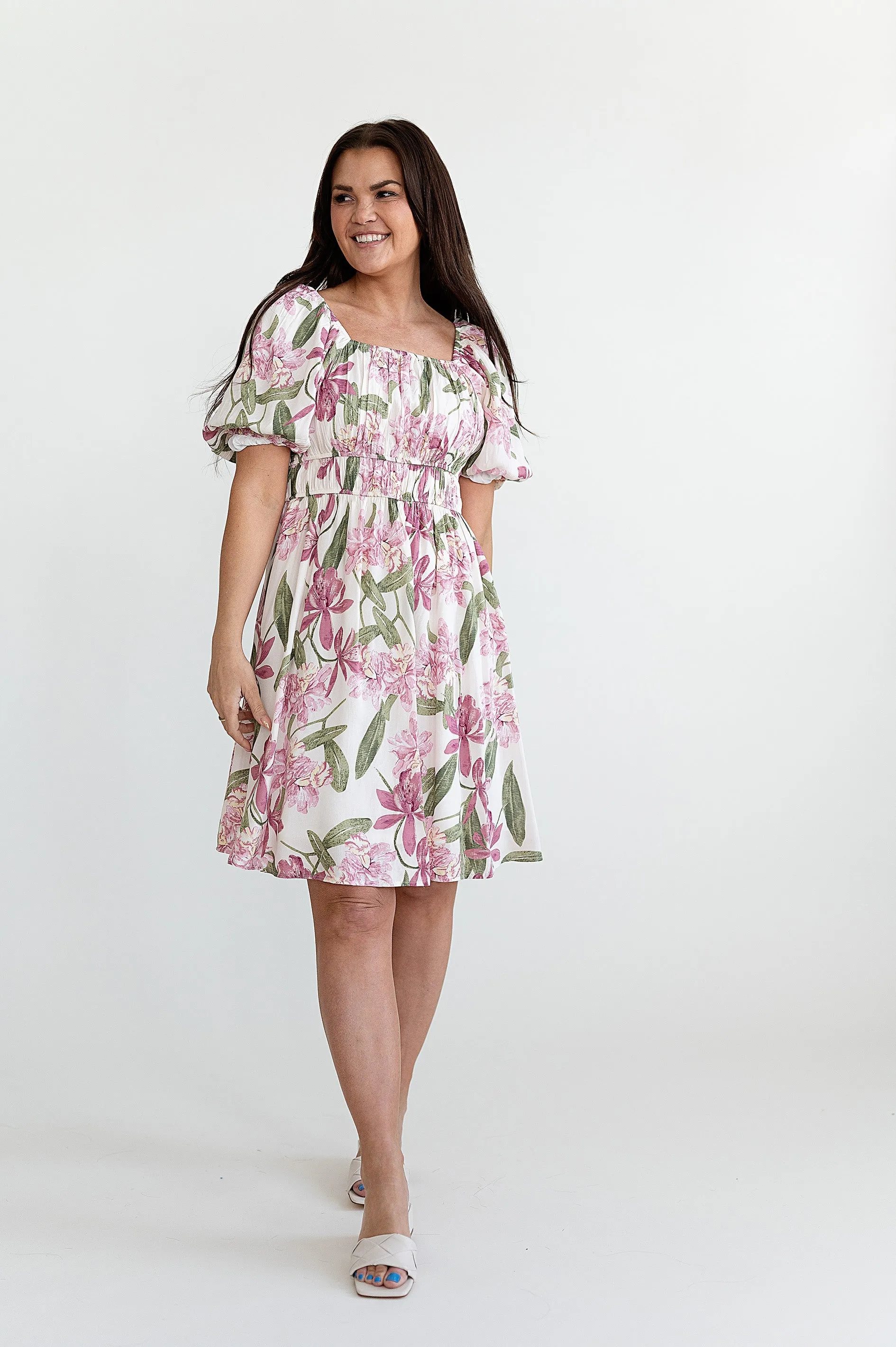 Florence Floral Dress - Size 2X Left