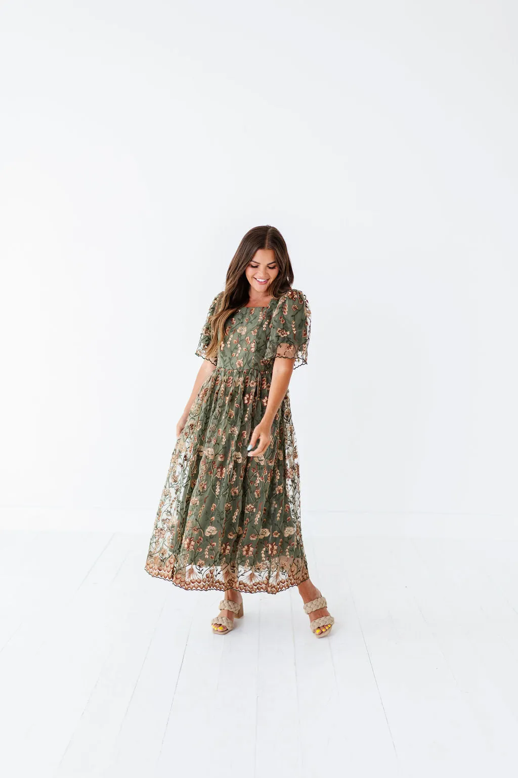 Francesca Embroidered Dress