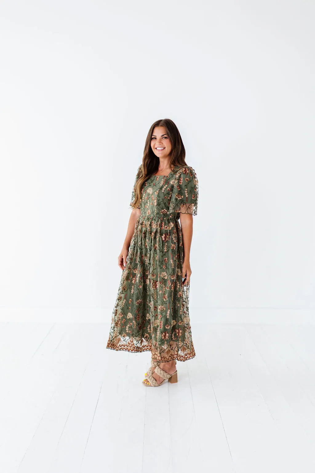 Francesca Embroidered Dress