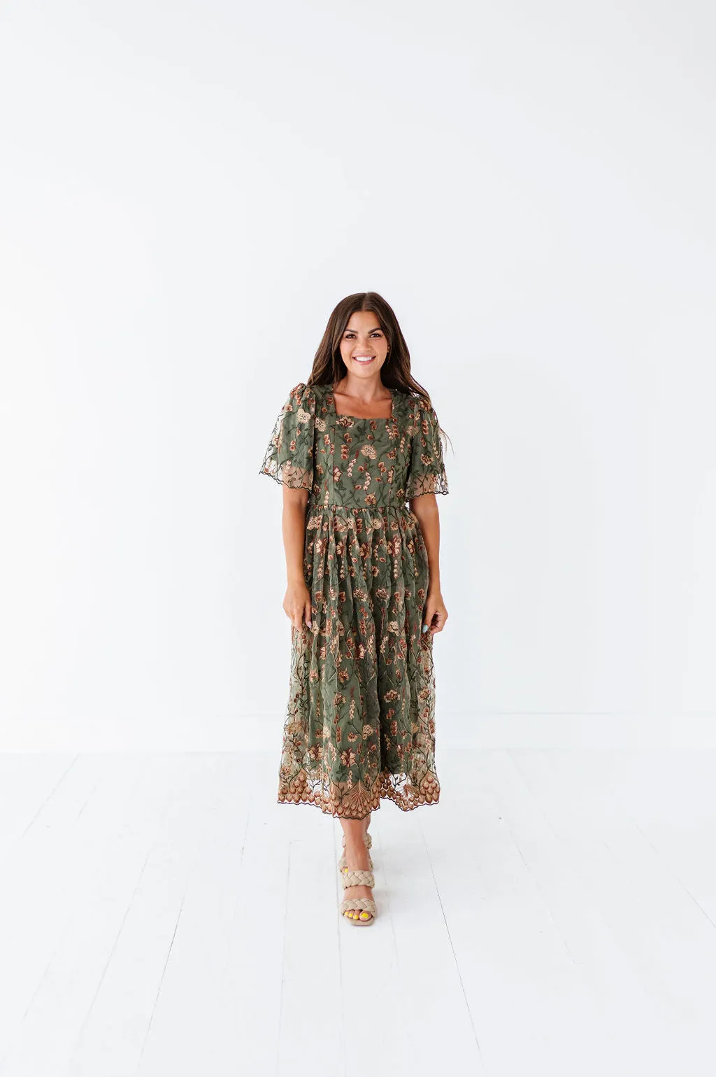 Francesca Embroidered Dress