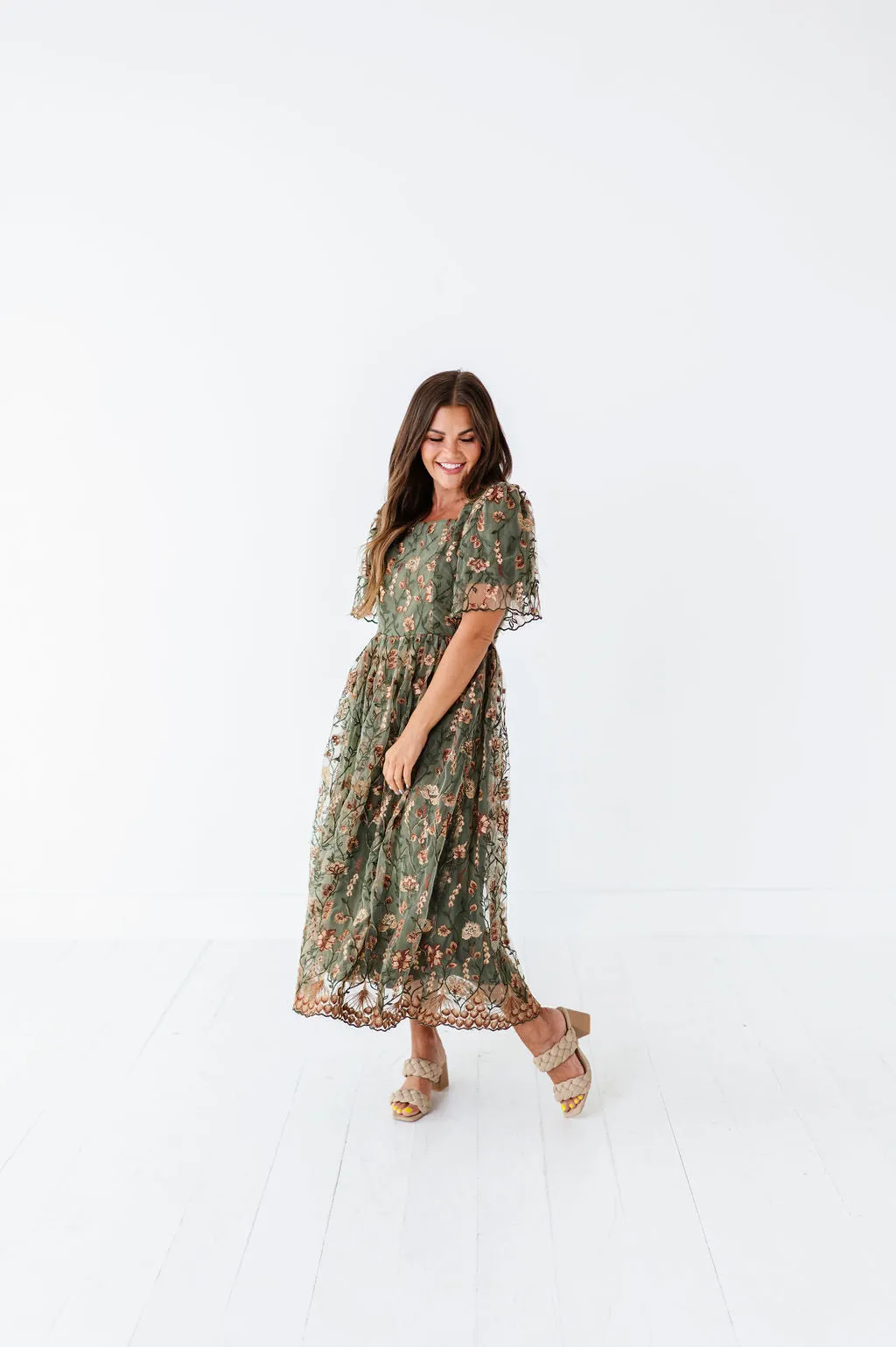 Francesca Embroidered Dress