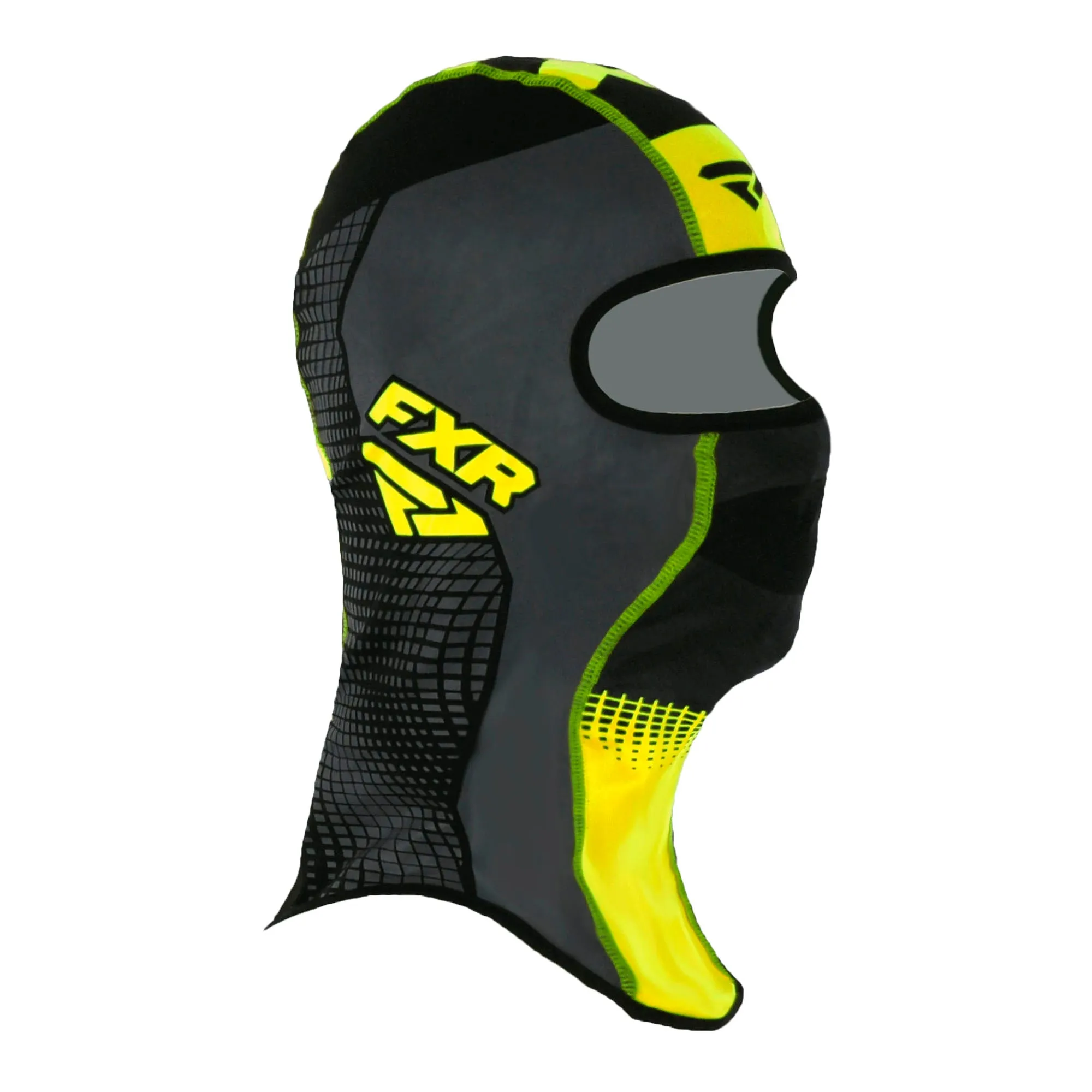 FXR Shredder Thermal Snowmobile Balaclava Black/Hi-Vis