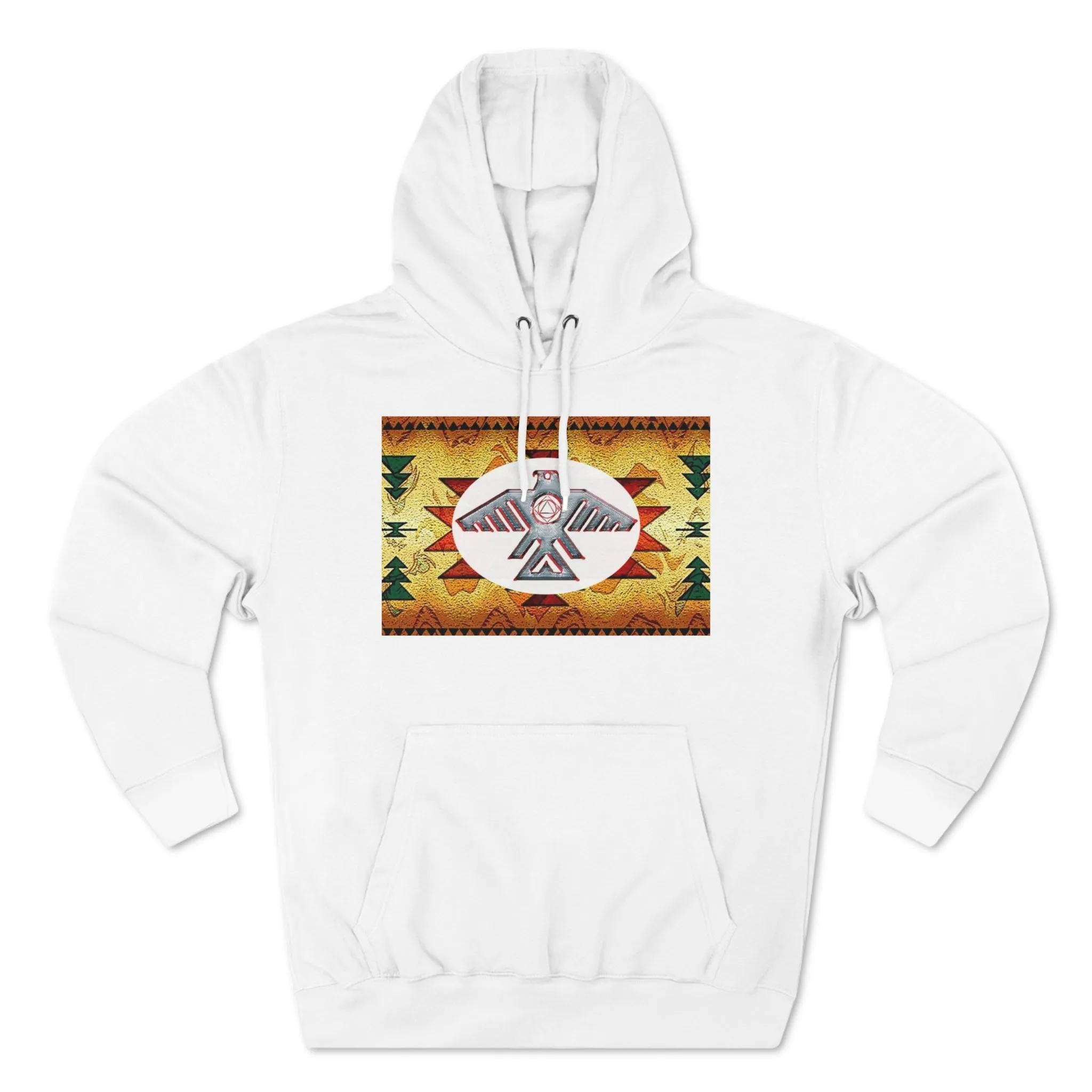 (Hooo Just Indigenous Recovery Thunderbird) Unisex Premium Pullover Hoodie