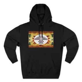 (Hooo Just Indigenous Recovery Thunderbird) Unisex Premium Pullover Hoodie