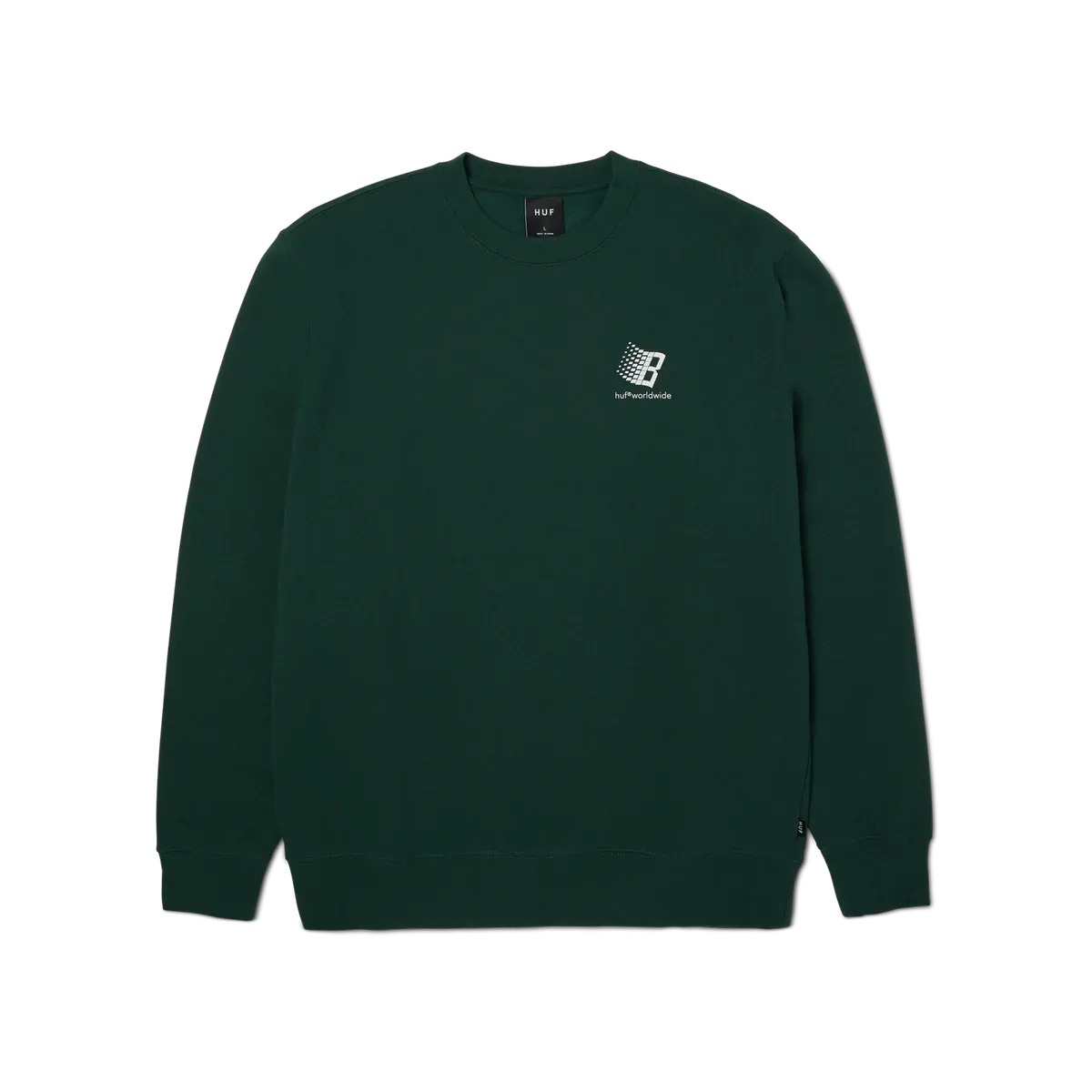 HUF X BRONZE Crewneck Sweater Forest Green