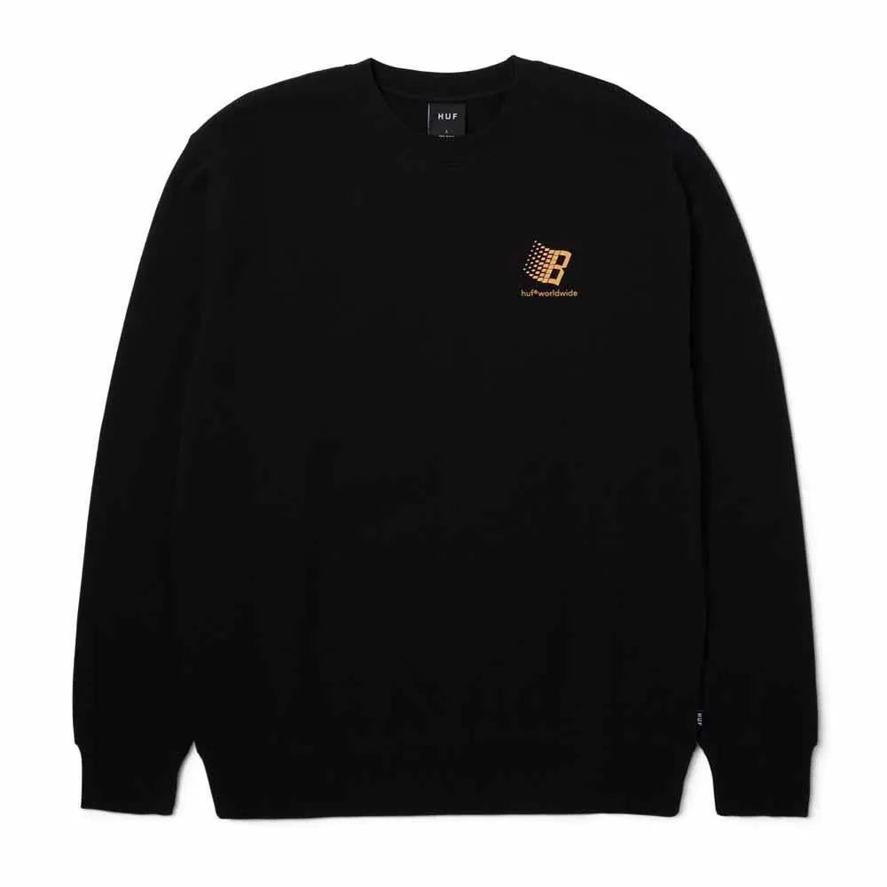 Huf X Bronze Crewneck Sweatshirt Black