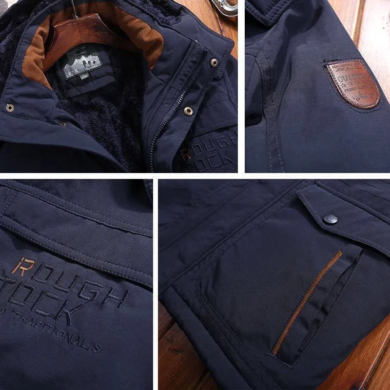 Insulated Multi-Pocket Windproof Parka