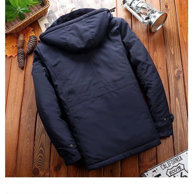 Insulated Multi-Pocket Windproof Parka