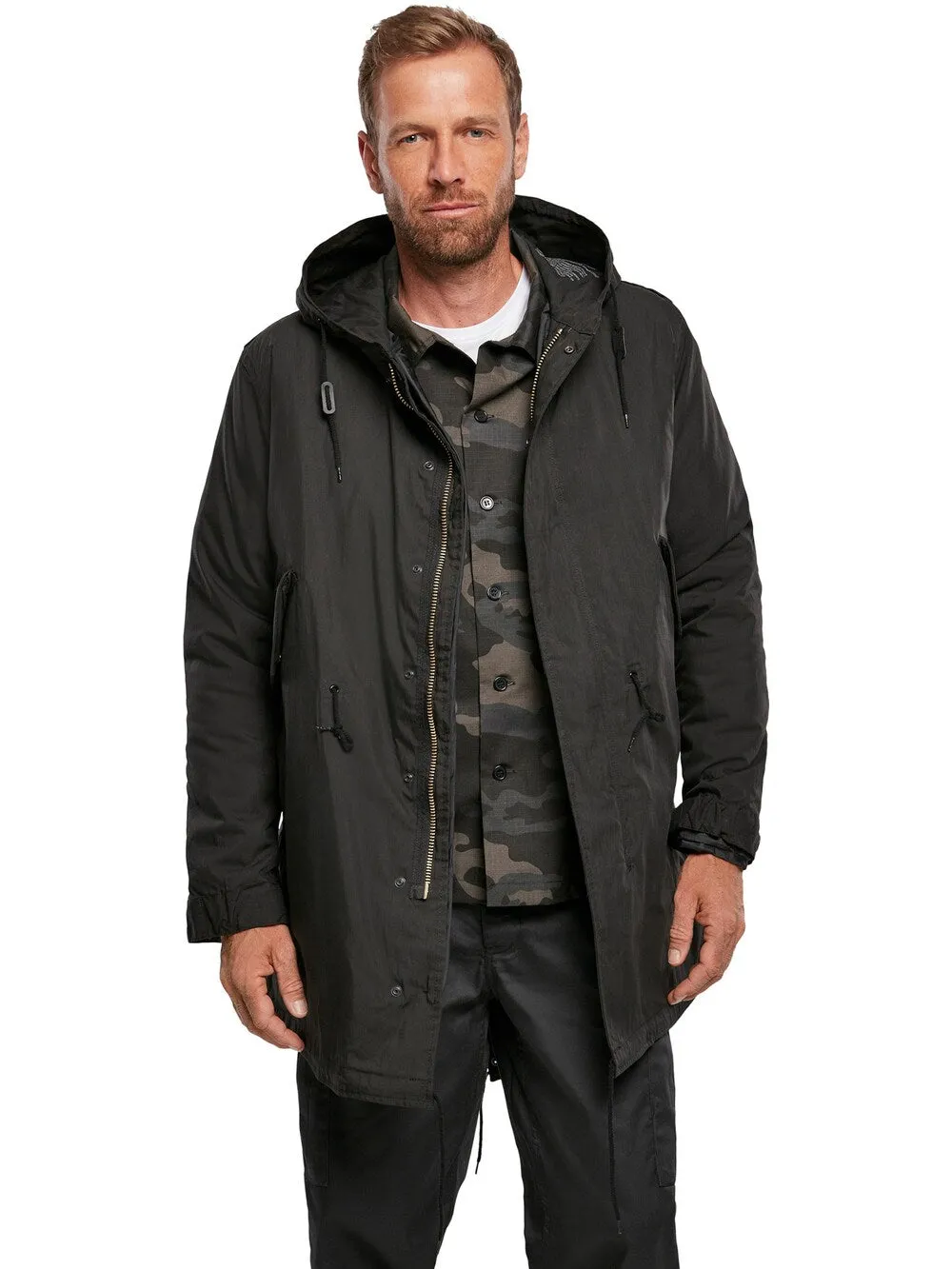 Interseasonal parka Brandit, black