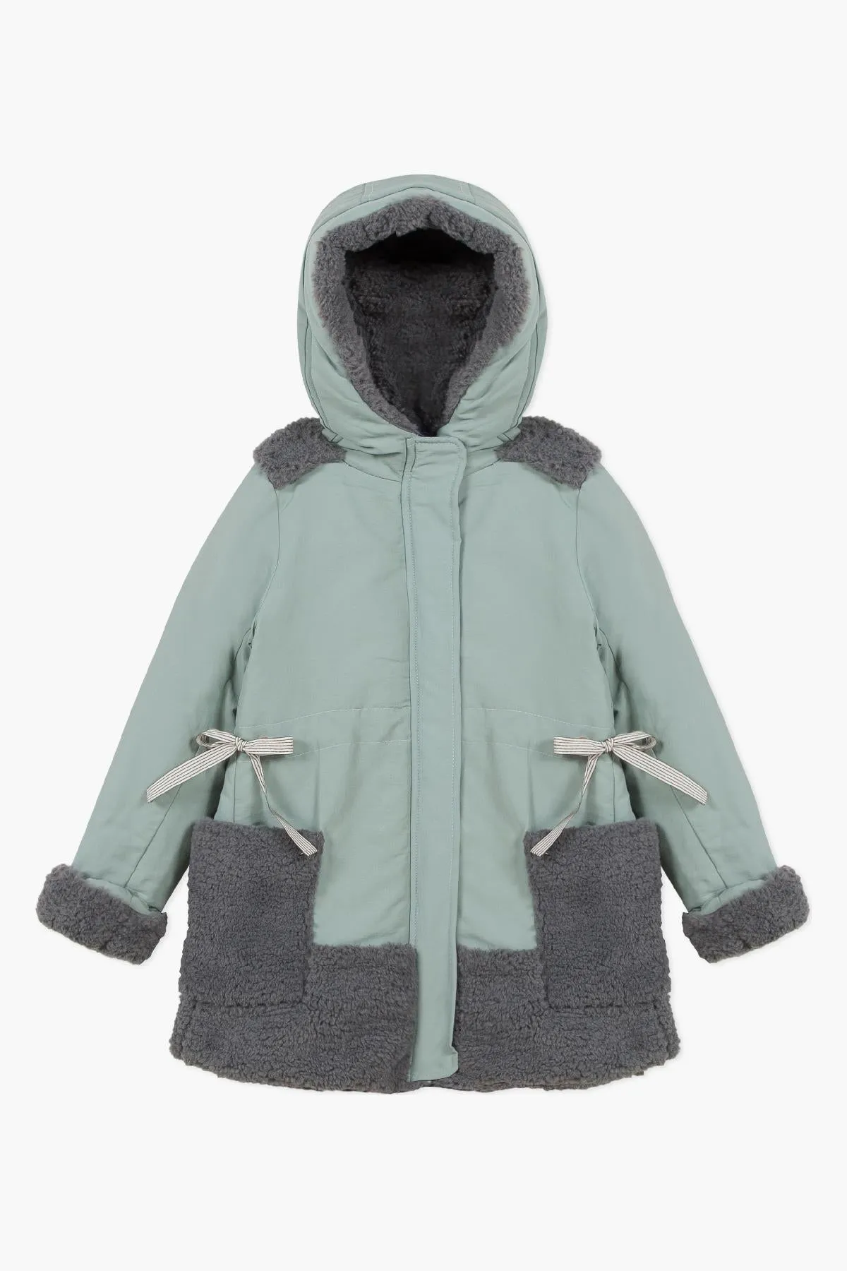 Jean Bourget Lagoon Blue Girls Parka