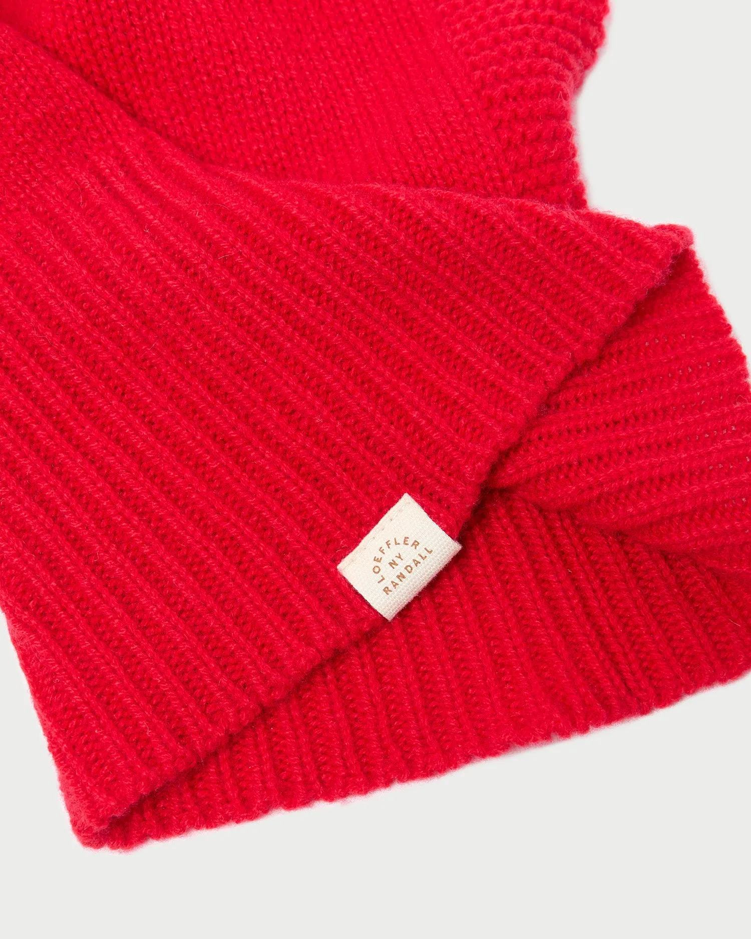 Jimi Red Cashmere Balaclava