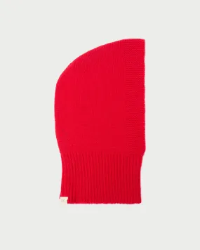 Jimi Red Cashmere Balaclava