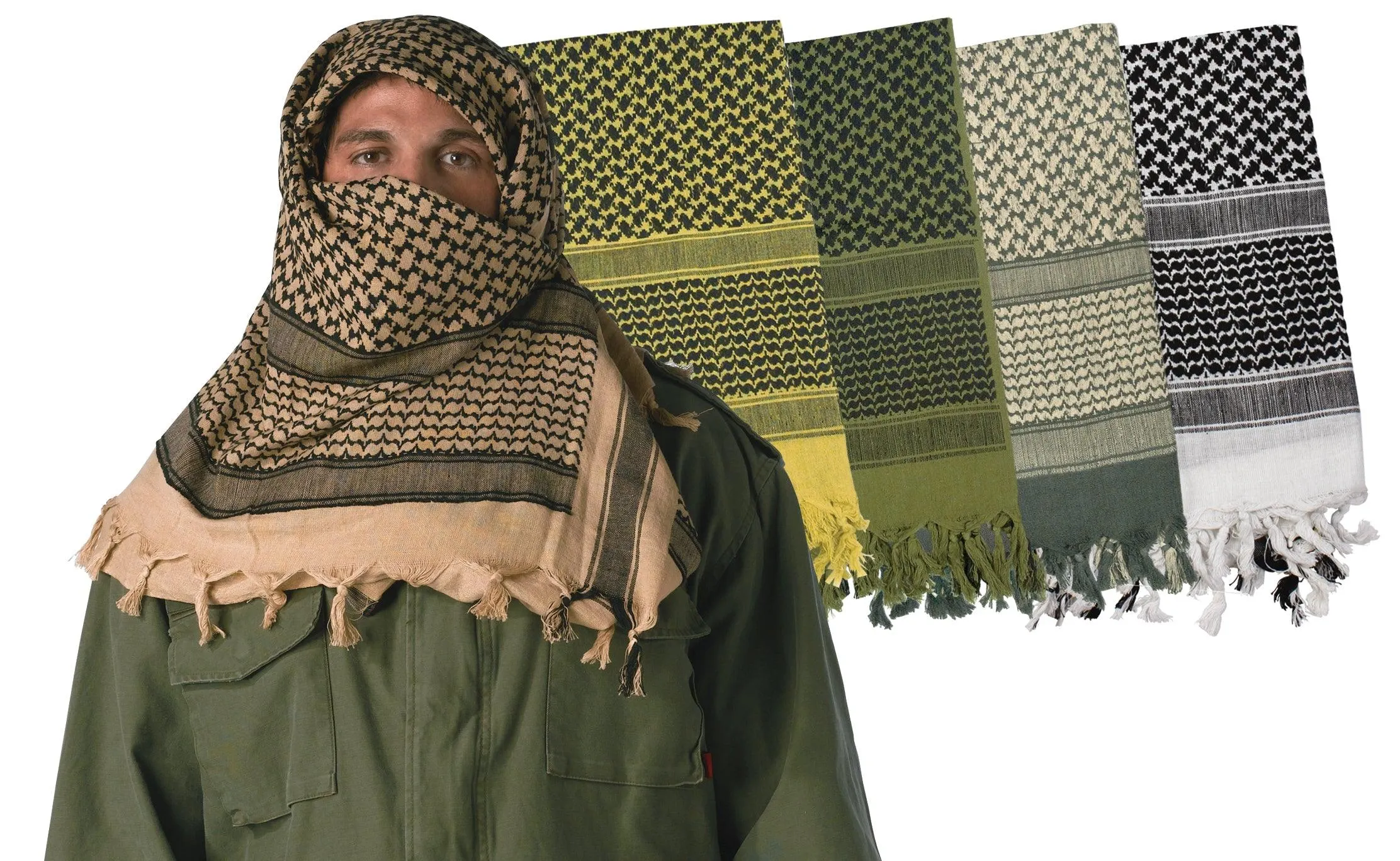 Lightweight Shemagh Tactical Desert Keffiyeh Scarf